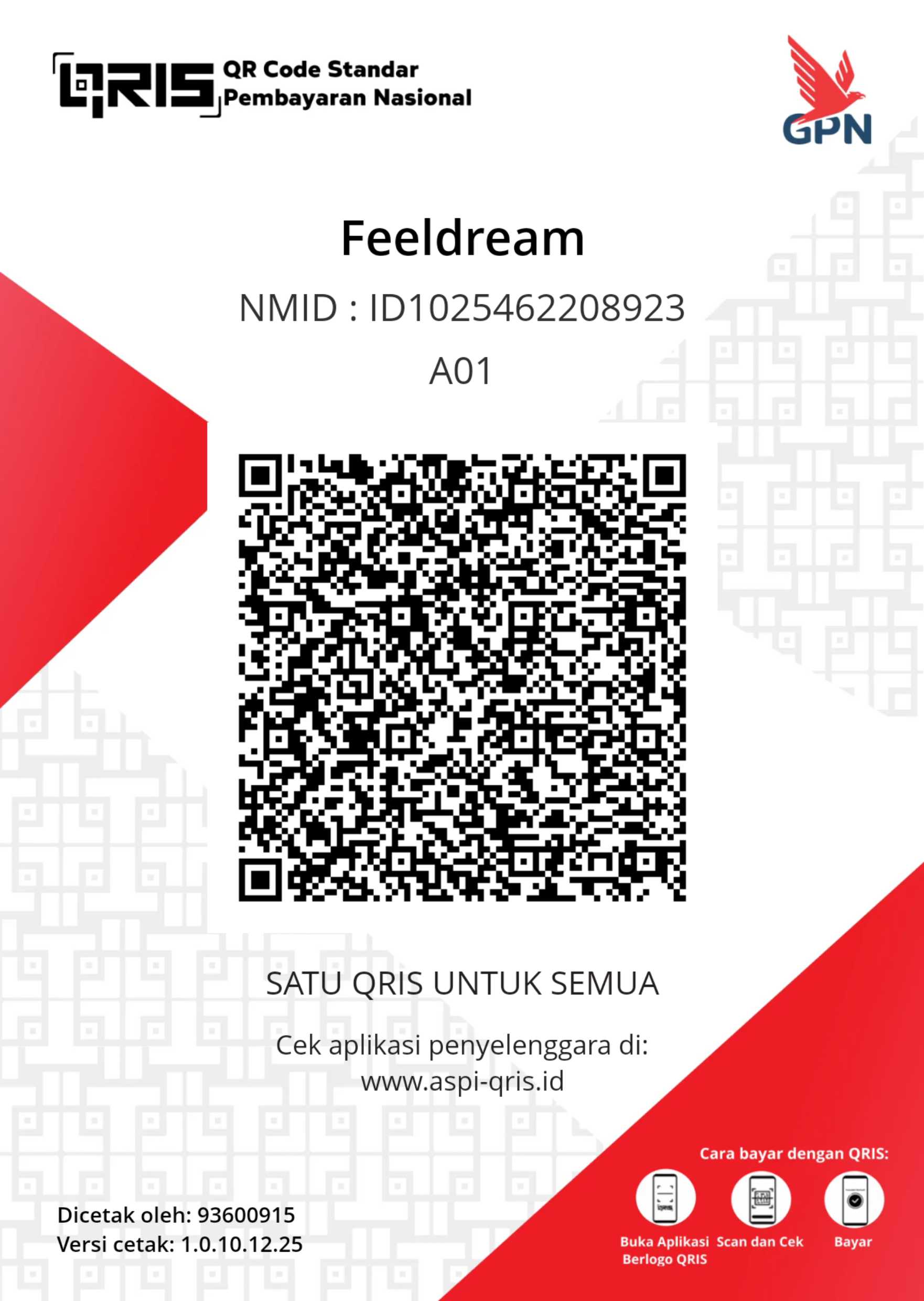 QRIS Donasi Feeldream